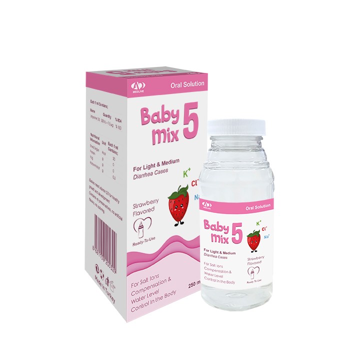 BABY MIX 5 (Strawberry flavoured)